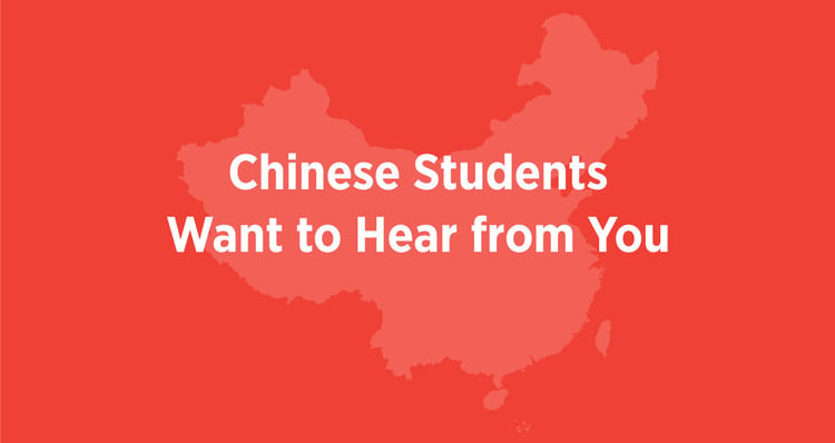 Chinese Students Want to Hear from You