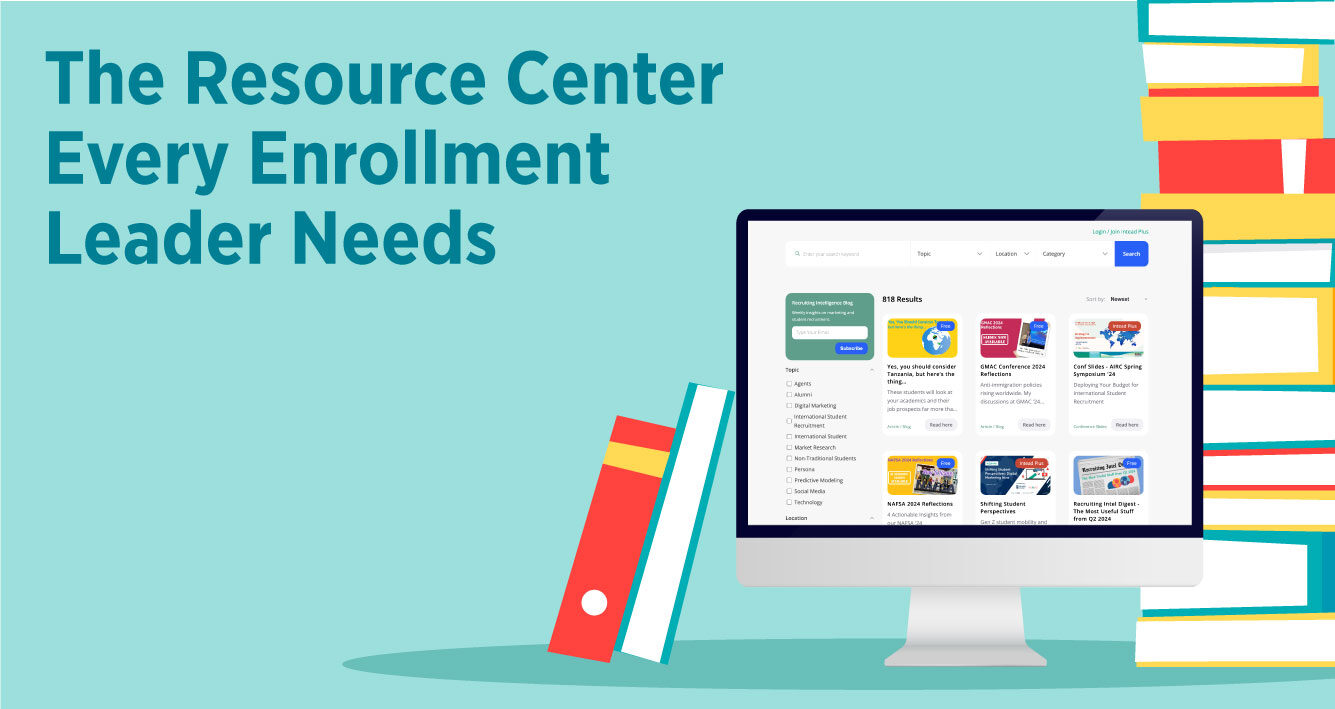 Resource Center Intake Resource Center Every Enrollment Leader Needs