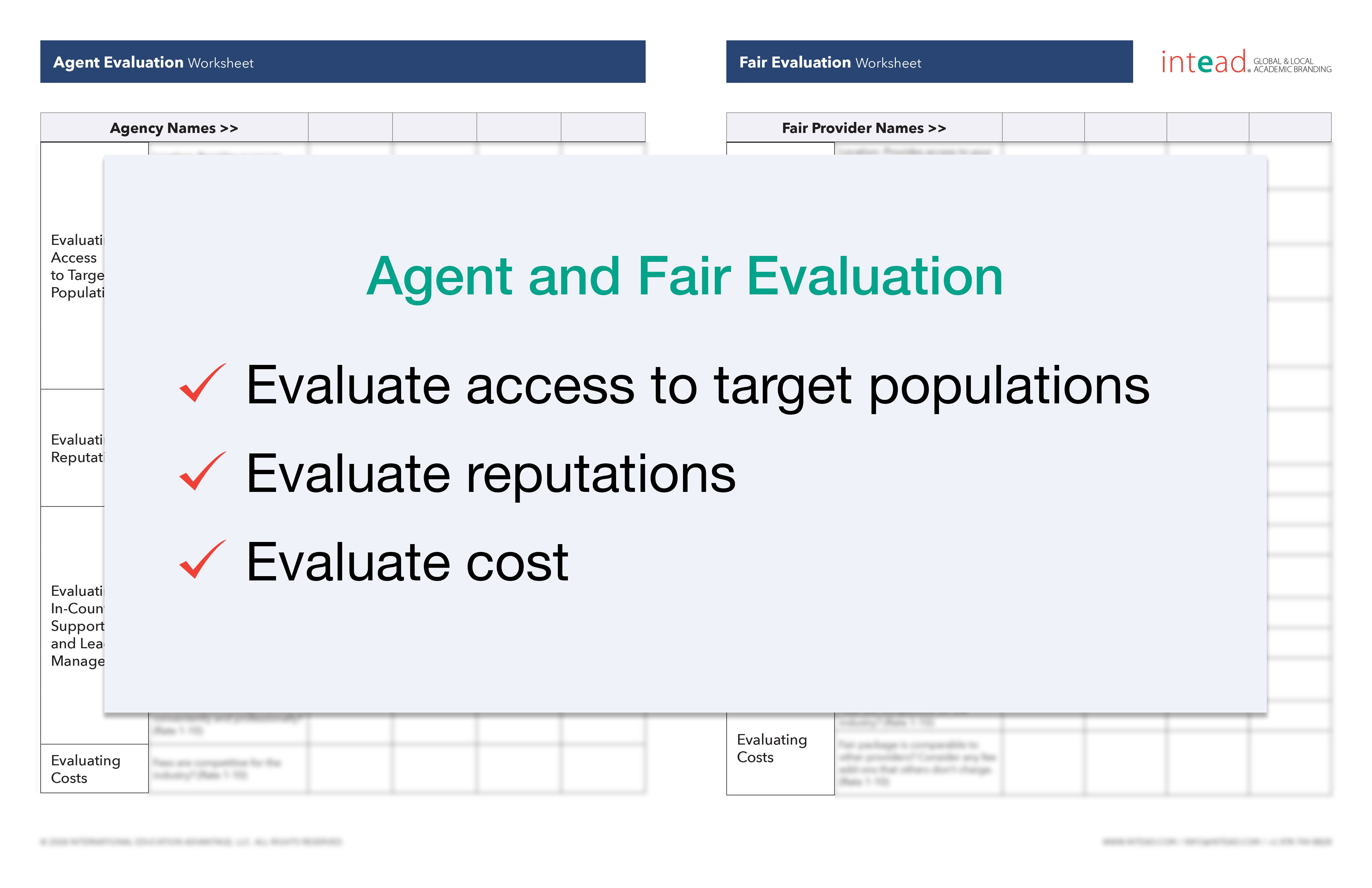 Agent Evaluation Worksheet