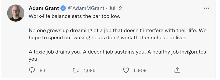 Adam Grant Tweet 3